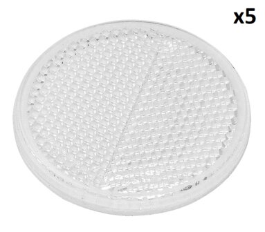 Reflector blanco autoadhesivo de 60 mm x5 piezas