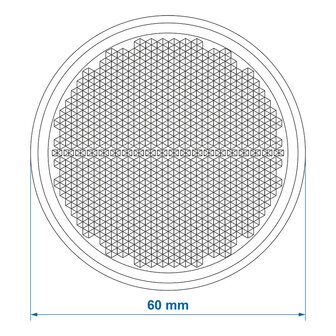 Reflector blanco autoadhesivo de 60 mm x5 piezas