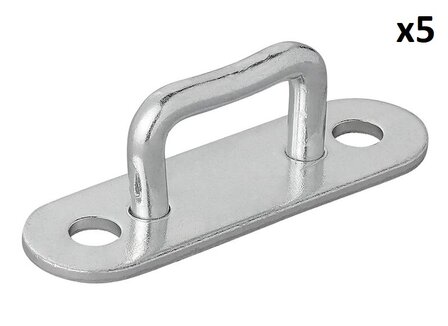 Ojo de vela rectangular 24mm x5 piezas