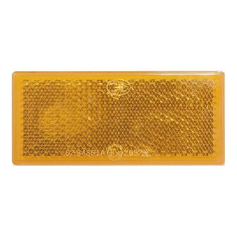 Reflector naranja autoadhesivo 82x36mm x5 piezas