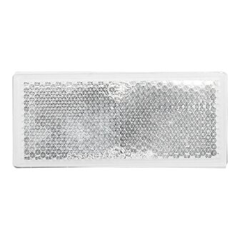 Reflector blanco 82x36mm autoadhesivo x5 piezas