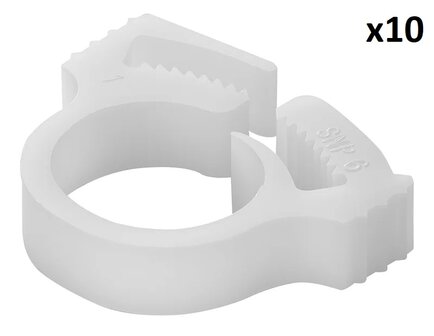 Abrazadera de manguera con cierre rapido 12&ndash;14 mm x10 unidades