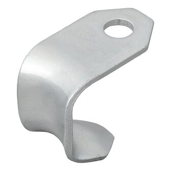 Gancho atornillable de metal 37 x 25 x 3 mm x5 unidades