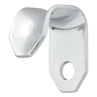 Gancho atornillable de metal 37 x 25 x 3 mm x5 unidades