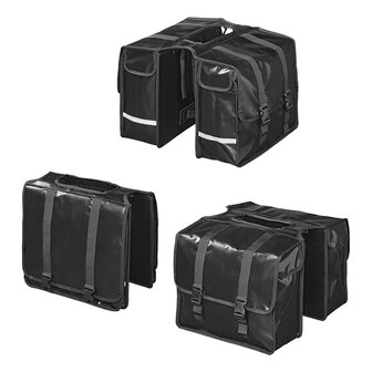 Alforja doble para bicicleta 40L impermeable