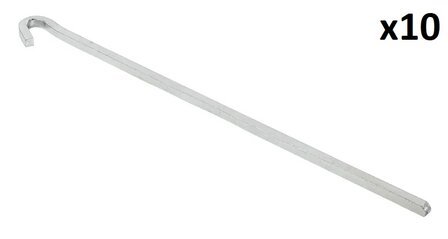 Clavija de roca cuadrada de metal de 30 cm x10 piezas