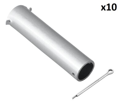 Eje para rueda jockey 60 mm x10 piezas