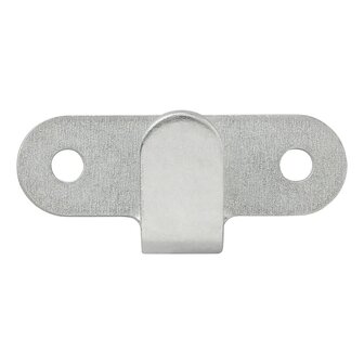 Gancho metalico 65x27 mm curvado x10 piezas