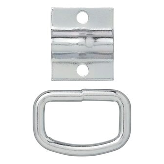 Anilla de amarre de dos piezas 42 x 36 mm x10 unidades