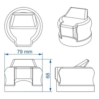 Funda para base de enchufe x10 unidades