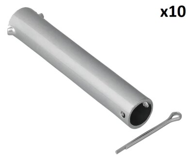 Eje para rueda de soporte 48 mm x10 unidades