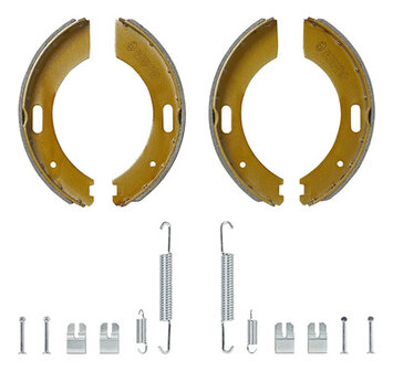Juego de zapatas de freno compatible con BPW 2304-7 &ndash; 230x40 mm