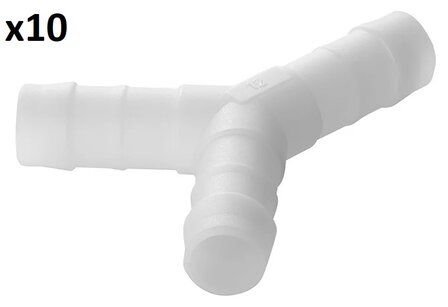 Conector en Y para manguera 12 mm x10 unidades