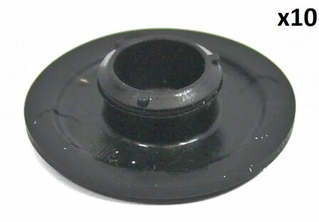 Tapon de relleno negro de plastico x10 piezas