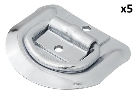 Anilla de amarre 83 x 72 mm x5 piezas