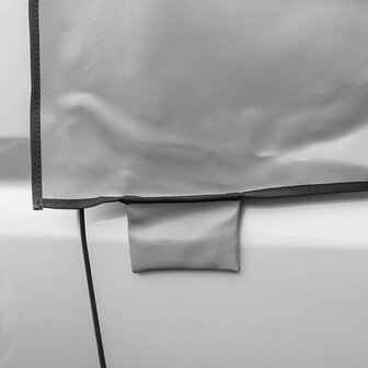 Cubierta de ventana gris para Fiat Ducato X250 desde 06-2006 hasta 2014