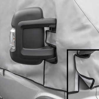 Cubierta de ventana gris para Fiat Ducato X250 desde 06-2006 hasta 2014