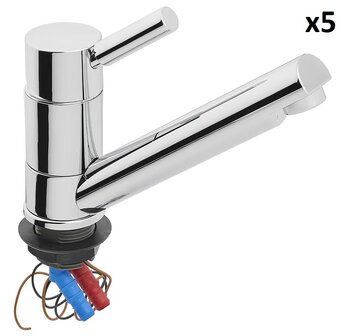 Grifo mezclador Keramik Trend E diametro 33 mm cromo x5 unidades
