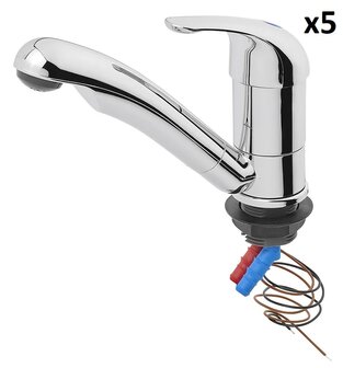 Grifo mezclador ceramico Carino 12V di&aacute;metro 33 mm cromo x5 unidades