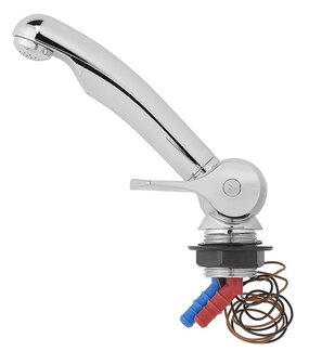 Grifo mezclador Keramik Style 12V diametro 33 mm cromo x5 unidades
