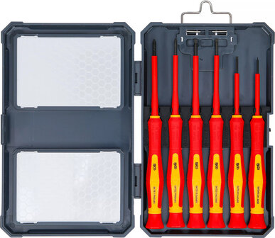 Juego de destornilladores de precision VDE 6 piezas
