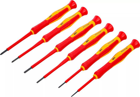 Juego de destornilladores de precision VDE 6 piezas