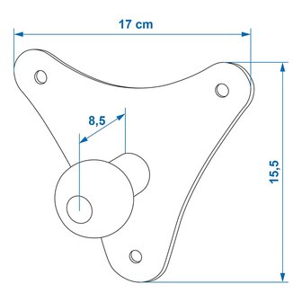 Soporte de pared para portabicicletas