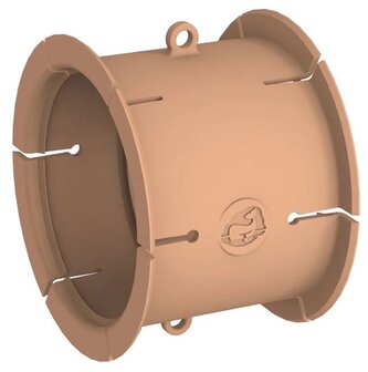Conector recto para conducto de aire Whale 65 mm beige