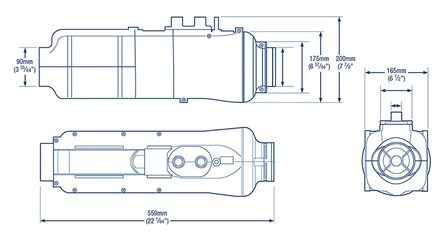 Calefactor de aire Gas / Electrico 5 GTE