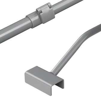 Arco metalico extensible 100-155 cm para lona de remolque