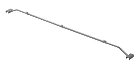 Arco metalico extensible 152&ndash;220 cm para lona de remolque
