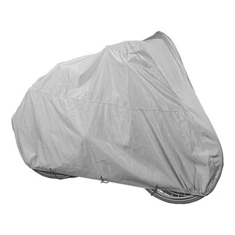 Funda protectora gris para 2 bicicletas (ripstop)