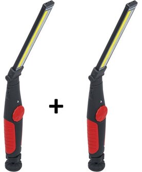Lampara articulada a bateria LED COB 5W x2 stuks