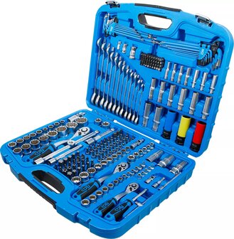 Juego de llaves de vaso Gear Lock entrada 6,3 mm (1/4) 10 mm (3/8) / 12,5 mm (1/2) 218 p