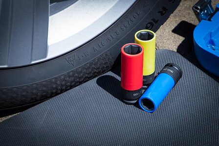 Juego de llaves de vaso Gear Lock entrada 6,3 mm (1/4) 10 mm (3/8) / 12,5 mm (1/2) 218 p