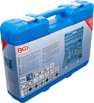 Juego de llaves de vaso Gear Lock entrada 6,3 mm (1/4) 10 mm (3/8) / 12,5 mm (1/2) 192 p