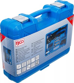 Juego de remachadora para remaches estandar, tuercas remachables y remaches