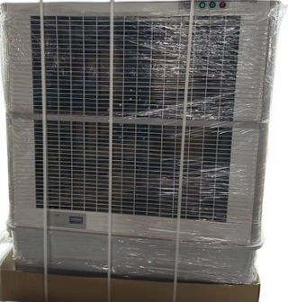 Ventilador enfriador de aire con agua industrial para exteriores 120 litros con ruedas