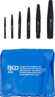Juego de extractores de tornillos 6 piezas