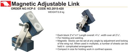 Enlace magnetico ajustable