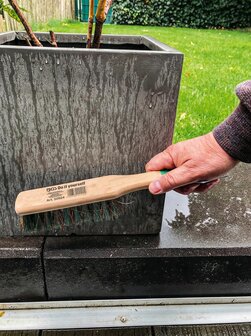 Cepillo de mano PET / fibra de coco 300 mm