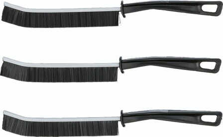 Juego de cepillos de limpieza para esquinas con cerdas duras 230 mm 3 piezas