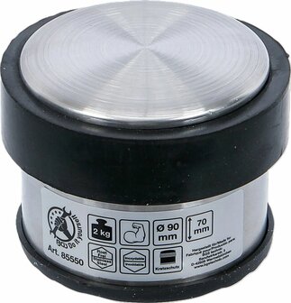 Tope de puerta acero inoxidable 90 x 70 mm 2 kg