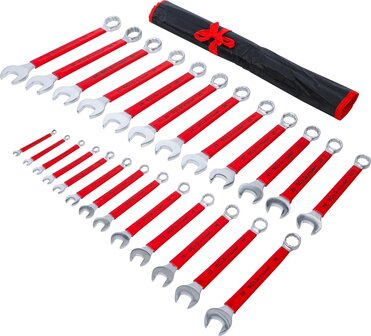 Juego de llaves combinadas con mango antideslizante 6 - 32 mm 25 piezas
