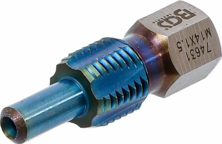 Macho de roscar con perno guia para sensores de temperatura M14 x 1,5