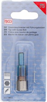 Macho de roscar con perno guia para sensores de temperatura M14 x 1,5