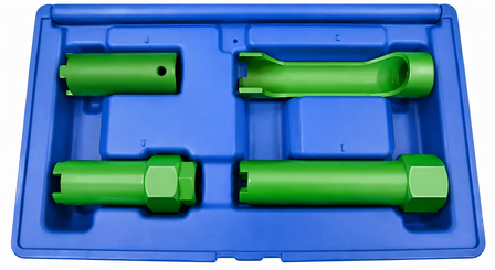 Juego de vasos para inyectores de camion 4 piezas