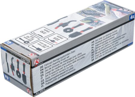 Juego de cepillos de limpieza para bicicletas, 4 piezas