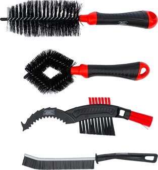 Juego de cepillos de limpieza para bicicletas, 4 piezas