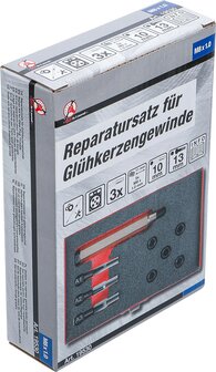 Kit de reparacion de rosca para bujias de precalentamiento M8 x 1,0